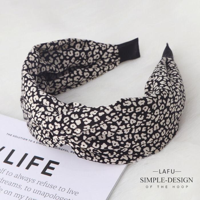 Small leopard print face enhancing headband, simple and wide edged hair clip, headband accessories for women's face washing, headband hair accessories