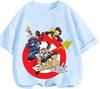 Cute Printed T Shirt Ghostbusters Trendy Cartoon Style Breathable Fabric Casual Tops For Kids 3 14 Years Old
