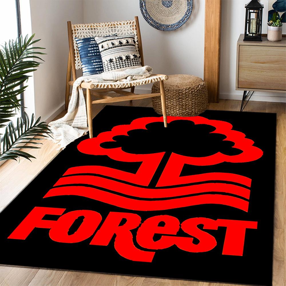 Tree Forest Logo Area Rug Perfect for Decorate room Outdoor Bedrooms Foyer Antislip Carpet Decorate Offices