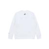 Nike Contrast Logo Embroidered Pullover Sweatshirt Men Tops White DJ6915-100