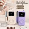 LED Display Electric Nail File 6 Grinding Heads Nail Grinder  Nail Tools