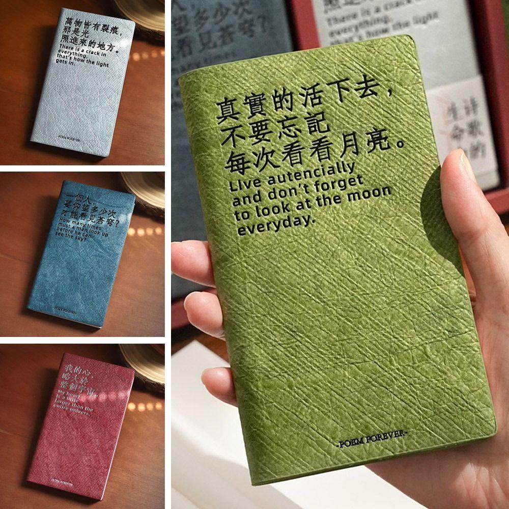 

Thicken Paper Agenda Book Mini Journal Notepads New Memo Book Stationery Gift синій