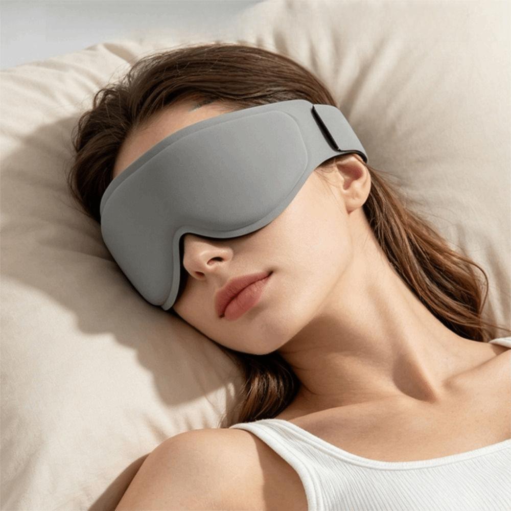 Light-blocking Weighted Eye Mask Full-coverage Blindfold Eyeshade Soft 3D Sleep Eye Cover Men