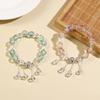 Aurora Crystal Beaded Tassel Bracelet - Cultural Jewelry for Street Stalls and Live Streaming