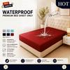 Waterproof Fitted Sheet Bedsheet Mattress Protector Non-leaking Bed Sheet Stretch Fitted Sheet