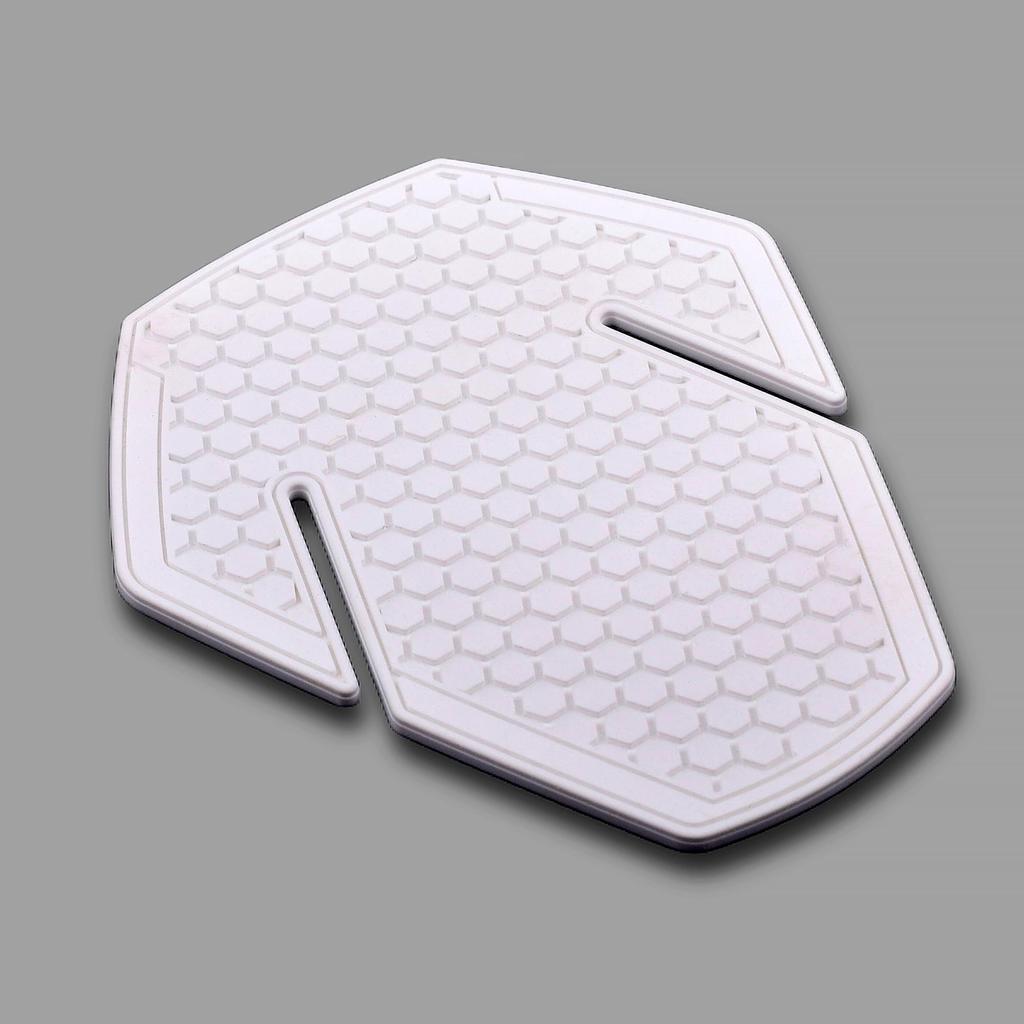 LEDISHUN Tank Pad Compatible with Kawasaki Eliminator/SE (24) ELIMINATOR400 Z E-1 Ninja E-1 (2024MY-) Putt (Fuel Tank) (White)