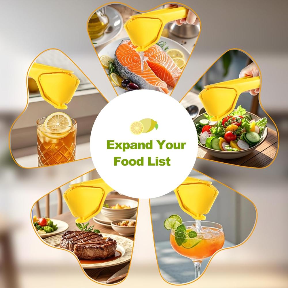 New Manual Lemon Fruit Juicer Easy To Squeeze Manual Juicer Kitchen Juice Squeezer For Kitchen Gadget Accessories Lemon Squeezer