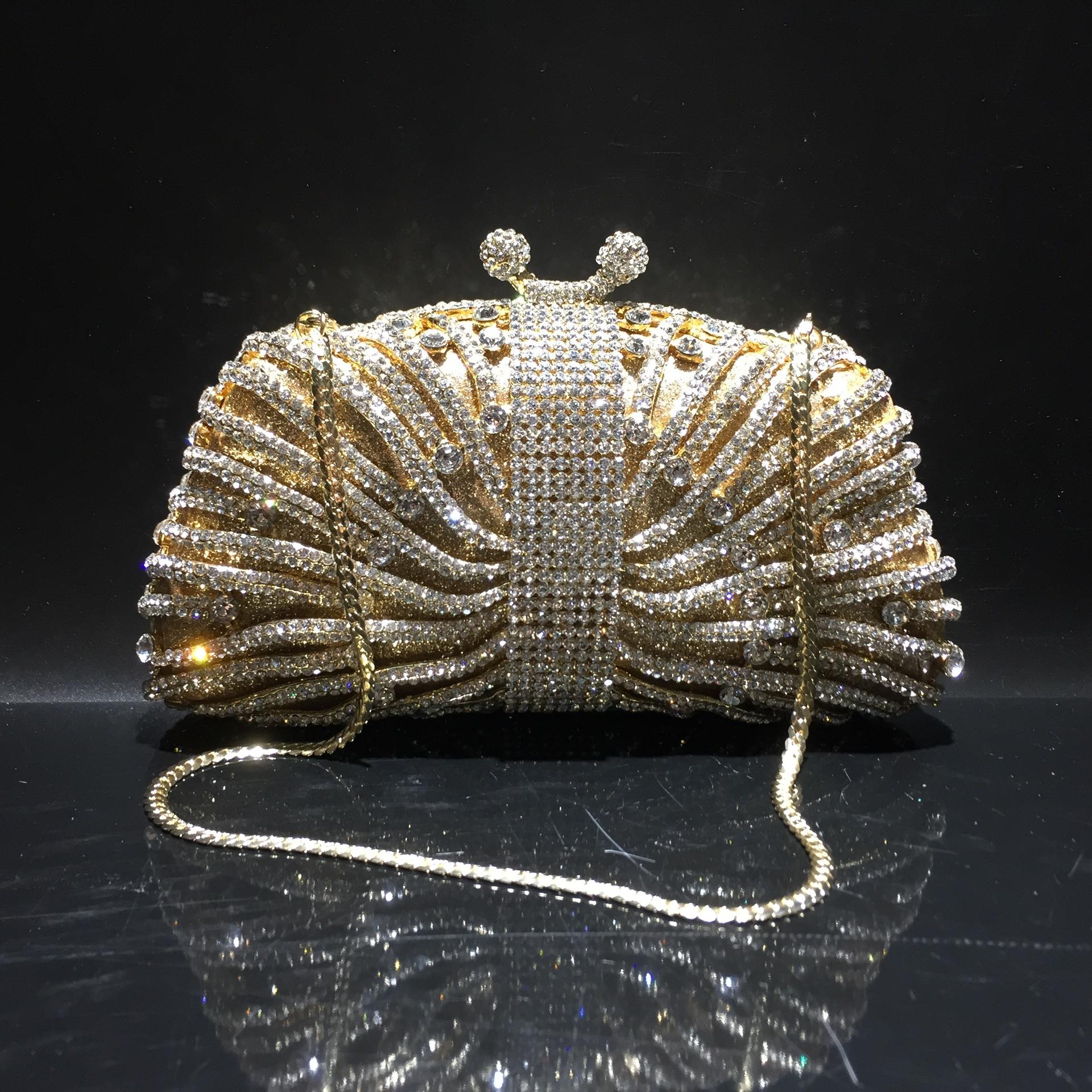 

Silver Crystal Stone Evening Bag WHTUOHENG Wedding Clutches Bags Diamond Bridal Prom Handbag Women Dinner Formal Clutches Purse