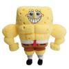 Potdemiel Honey Pot Spongebob Muscle Doll Cute Plush Toy Patrick Funny Doll Series Decorative Doll Gift Toys.