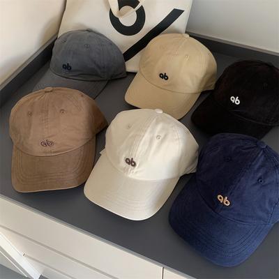 Embroidered Letter Baseball Caps for Both Men and Women with Soft Tops  Large Heads and Pure Cotton Baseball Caps  Make The Face Look Smaller