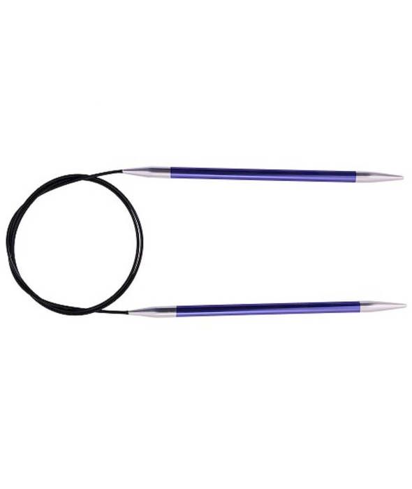 Aiguilles à tricoter circulaires - KNITPRO - KP47129 - Aluminium - 80 cm - 4 mm - Bleu