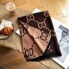 Camellia cashmere scarf women's winter senior sense versatile thickened warm scarf air conditioner shawl