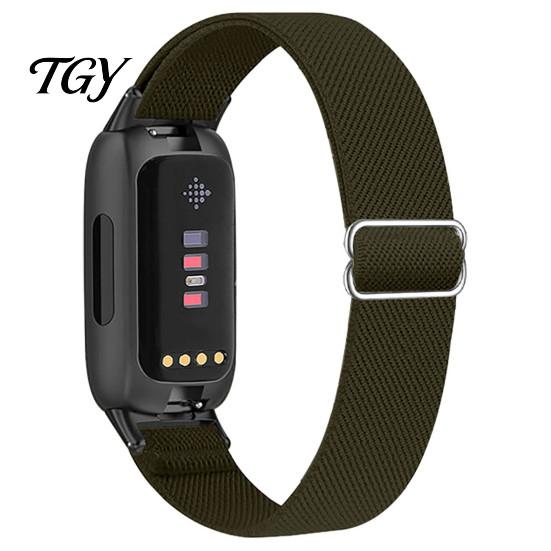 Lightweight Replacement Wrist Strap Elastic Nylon Watch Bands for Fitbit Inspire 3, Adjustable Quick Release Band Breathable Woven Sports Wristband