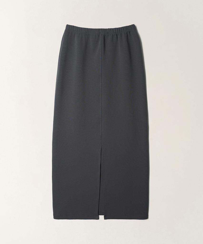 Tudment 50S Embroidered Long Skirt_Charcoal