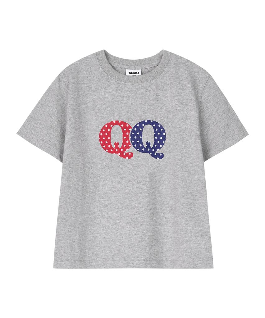 Eikyueikyuhauseukeulleob Big Qq T-Shirt [Melange Grey]