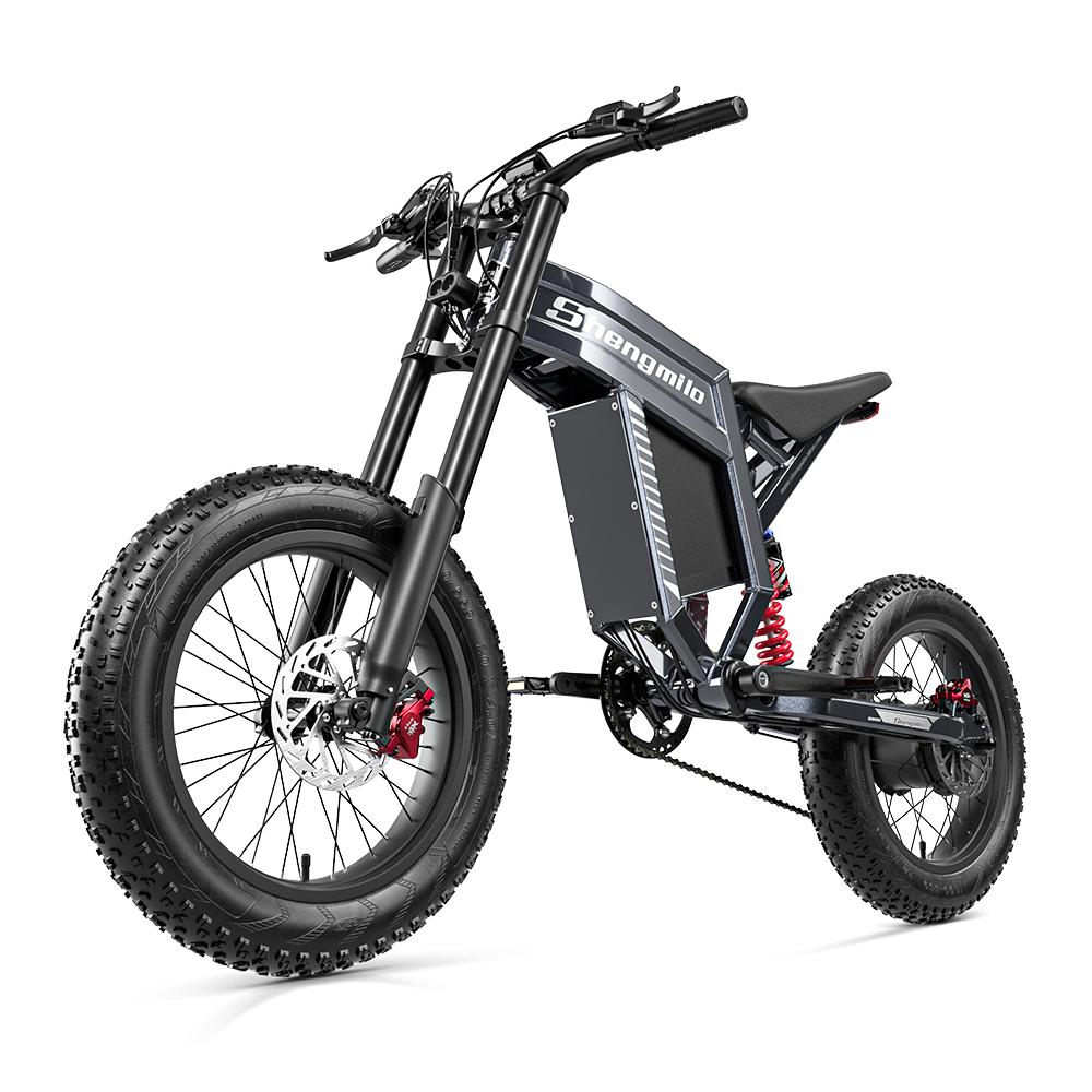 Shengmilo S900 All-Terrain 1500W Motor Electric Bicycle 60V30Ah Battery 20 Inch Fat Tires High-Performance E-Mountain Bike
