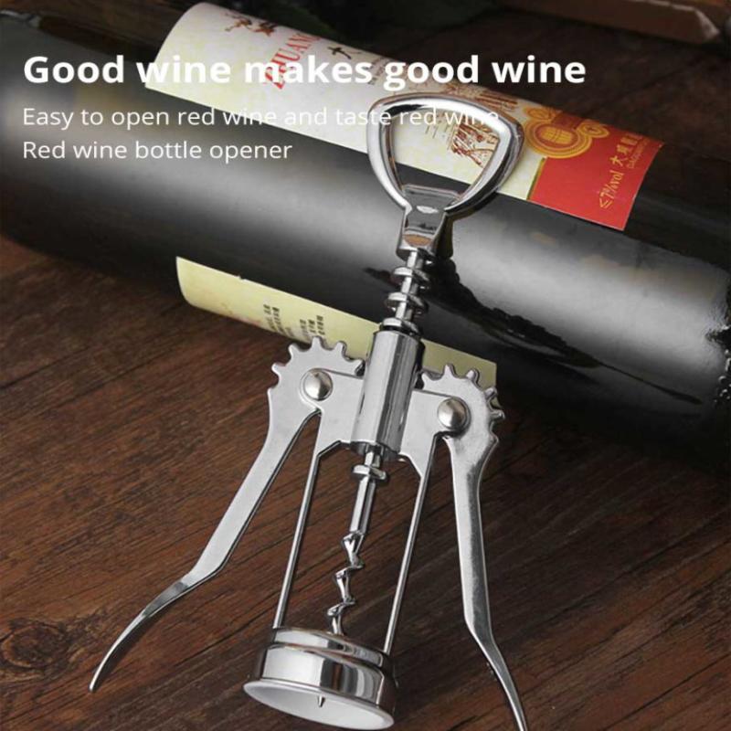 1 Stück Edelstahl Weinkorkenzieher Weinöffner Multifunktional Zinklegierung Edelstahl Korkenzieher Küchenbedarf Weinutensilien