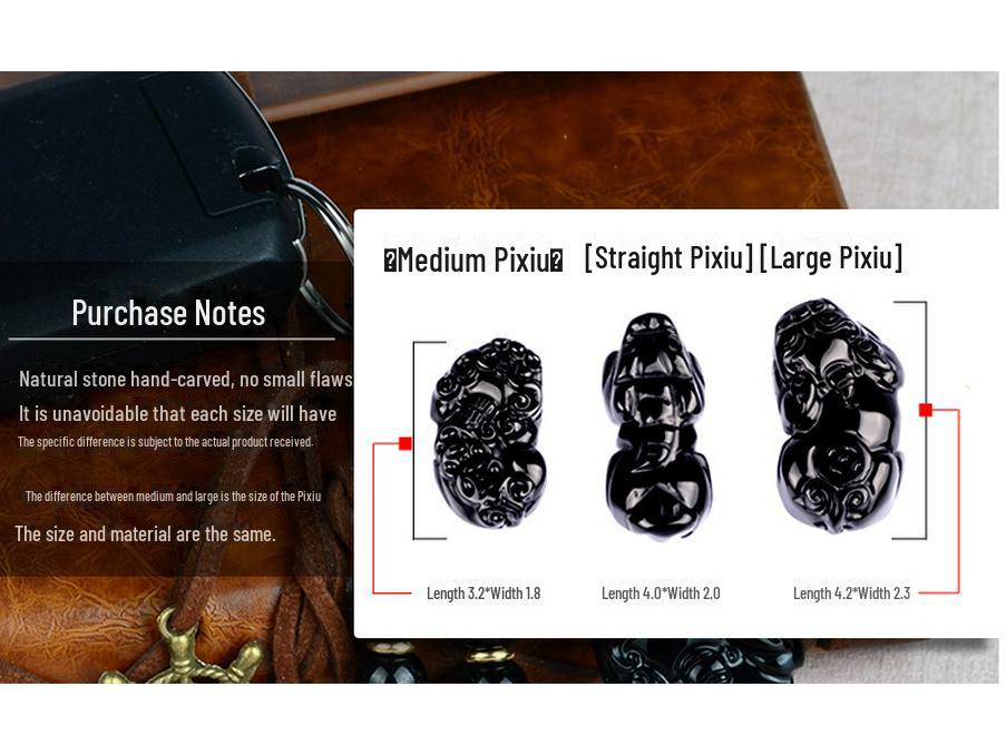 Jade Pixiu Keychain Men's Car Key Pendant - Creative Jade Gift