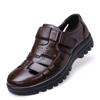 Genuine Leather Sandals Men Summer Shoes Non-slip Men's Sandals Soft Casual Brand Footwear ZHK289