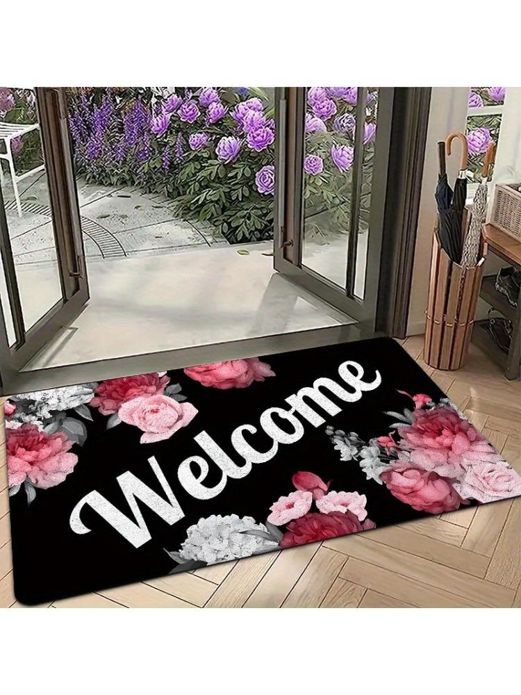 1 ks Vzor vlka Rohožky ke dveřím Kuchyňské koberce Protiskluzový Pop art design Koberce do obývacího pokoje Koupelnová předložka Koberec pro domácnost K Dekorace k umyvadlu Prádelna