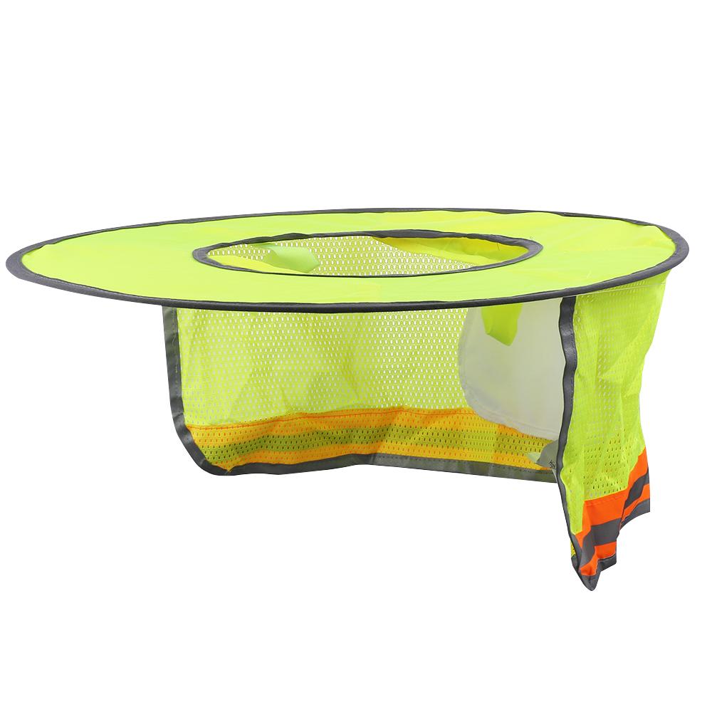 Safety Workers Prevent Bask Reflective Stripe Hard Hat Neck Shield Cover Helmet Sun Shade