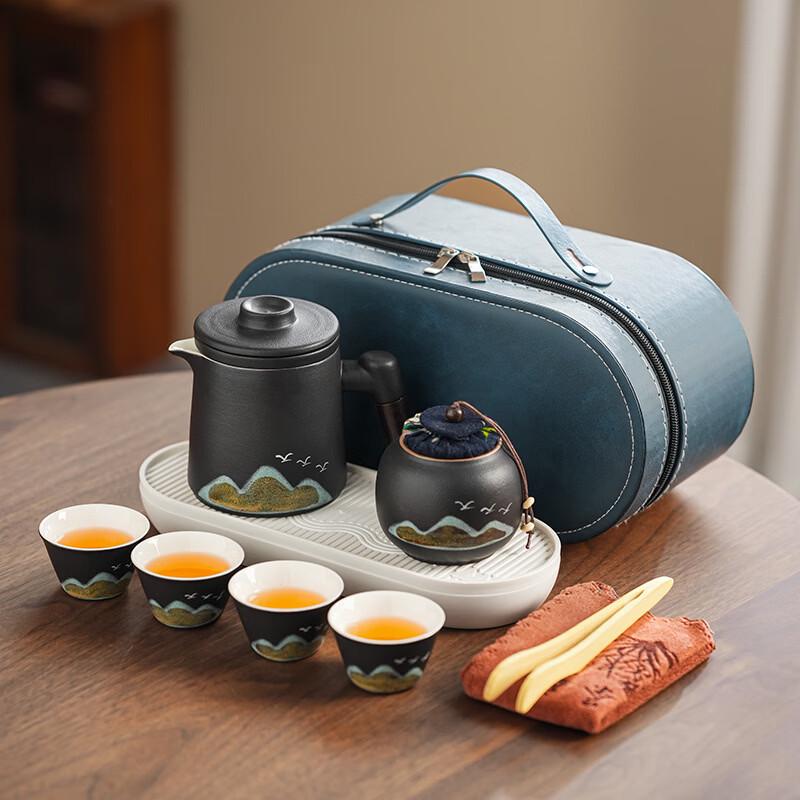 Coarse Pottery Ceramic Tea Set