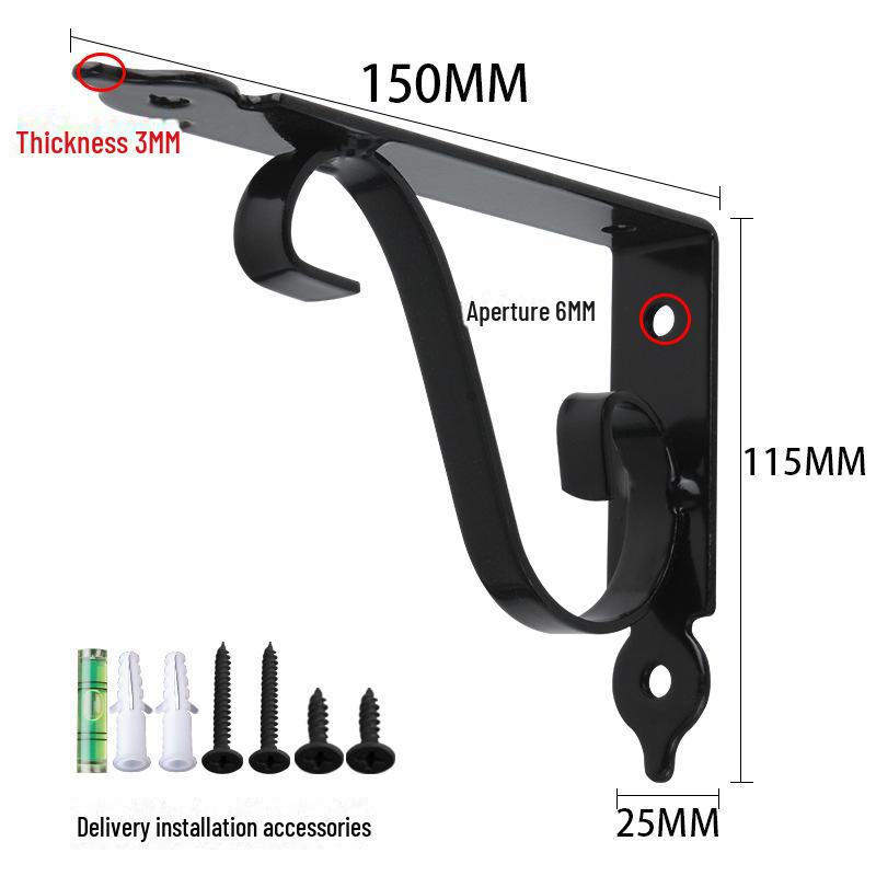 Thickened Iron Triangular Marble Countertop Support Bracket