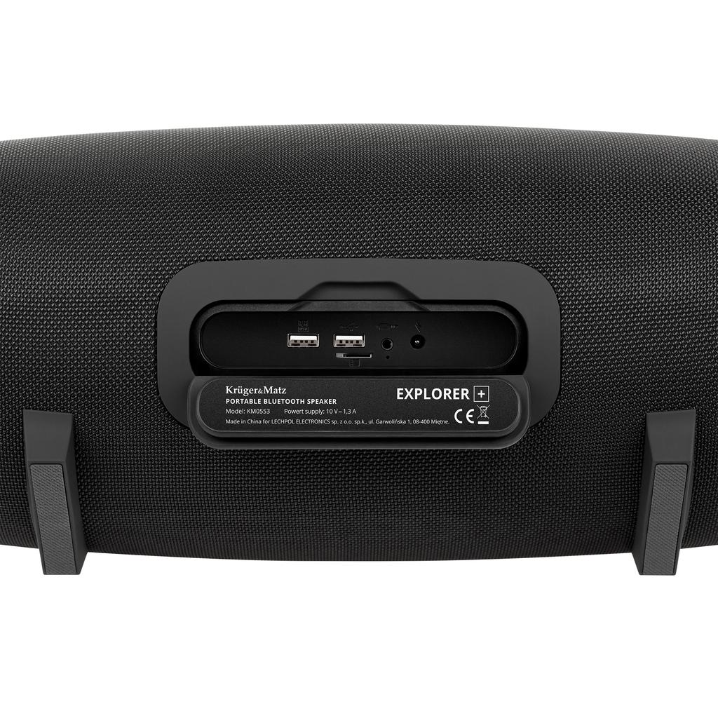 Kruger&Matz Explorer+ Portable Bluetooth 5.0 Speaker TWS and IPX7 AUX USB
