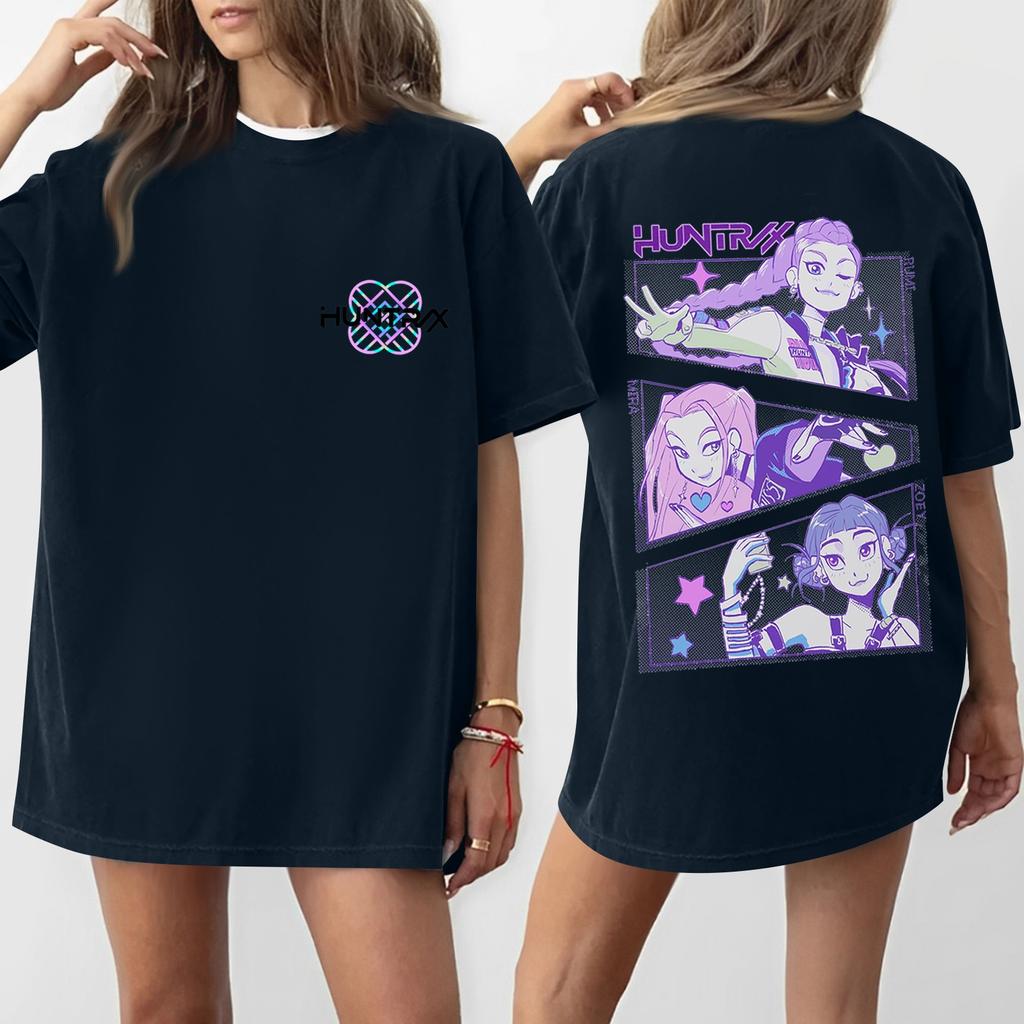 Women's Round Neck Printed Short-sleeved T-shirt Top