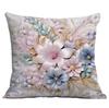 New Retro Imitation Three-dimensional Flower and Bird Pillowcase Home Living Room Sofa Cushion Pillowcase Decoration