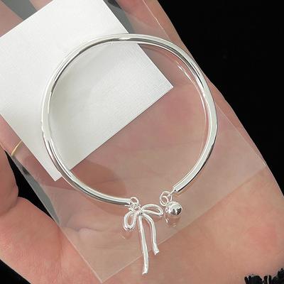 Bow Bell Bracelet Female Simple Niche Design Sense On The Run Princess Jewelry Daily Matching Fringed Accessories