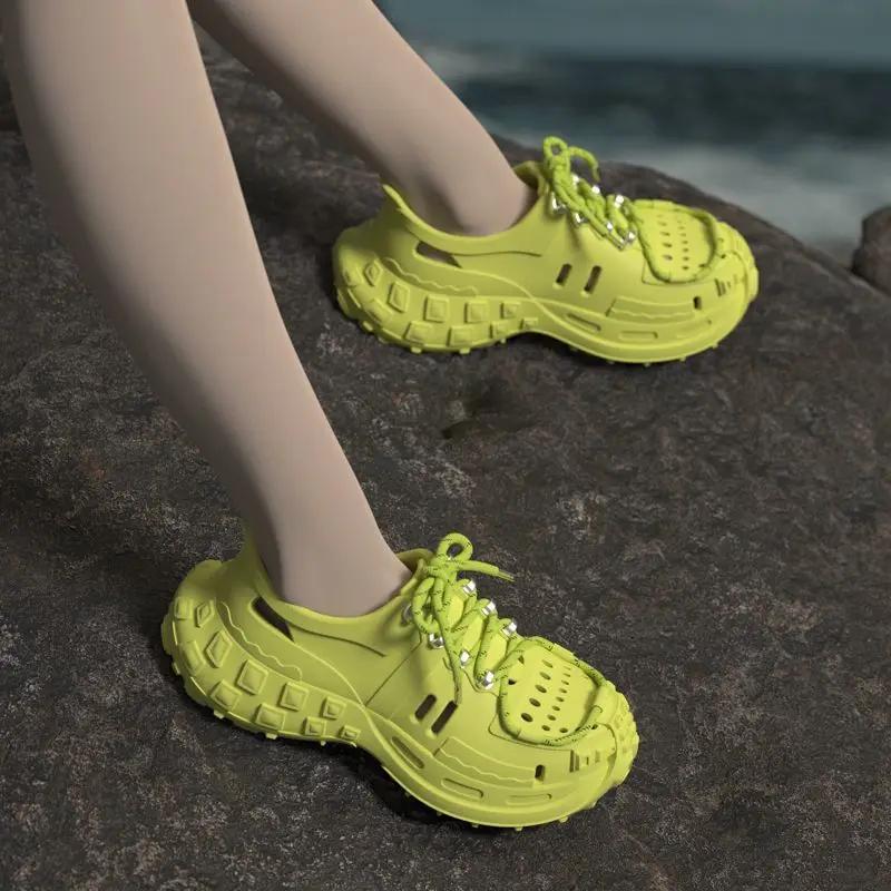 Fashion Ultralight Men's Sandal Height with Platform New Design 2025 Barefoot Adult Comfortable Luxury H Summer Sale Buy Pvc Male Shoe
