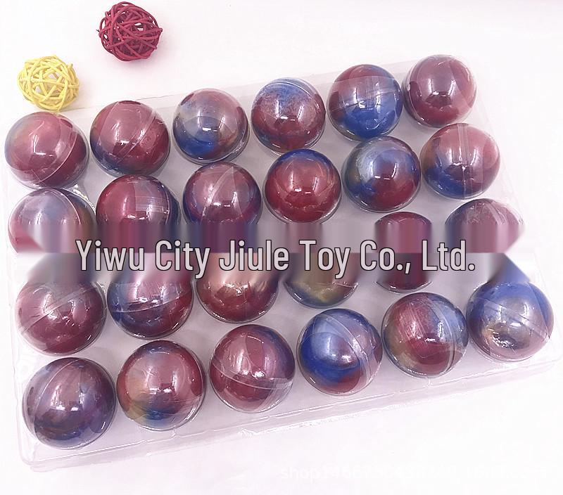 

Cross-Border DIY Rainbow Crystal Slime Ball, 4cm Box of 24