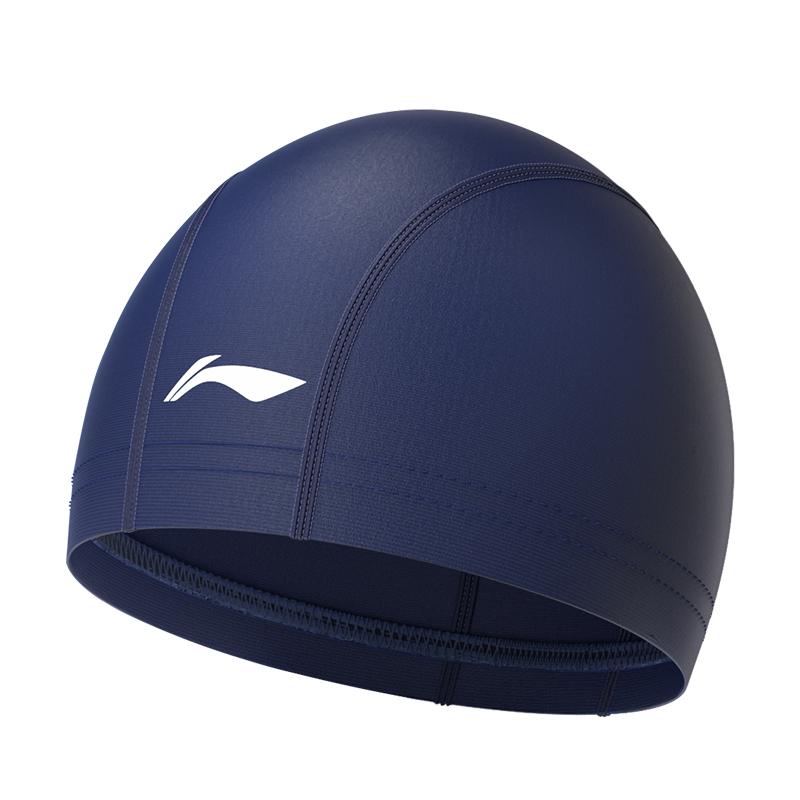 Li Ning Adults Swimming Cap Silicone Unisex Black, Blue, White, Pink L-ASYU023-2
