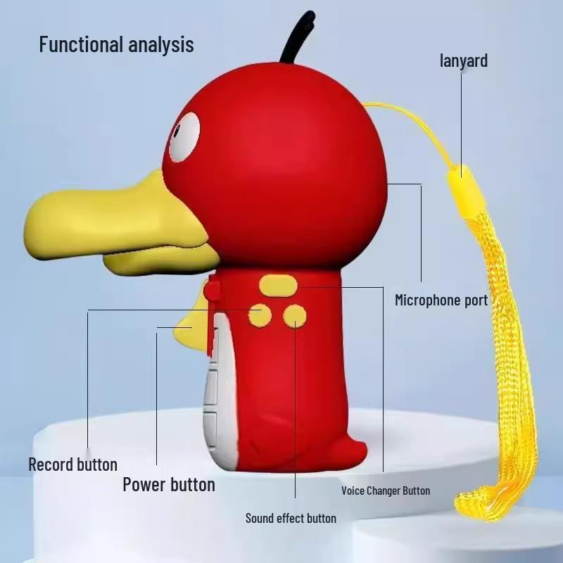 Big Mouth Bird Voice Changer: Small Speaker & Prank Microphone Toy for Kids