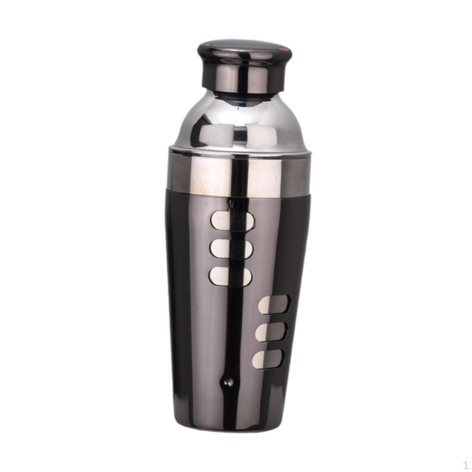 

Шейкер для коктейлей Барные аксессуары Герметичный миксер для смешанных напитков Мартини для бармена Black