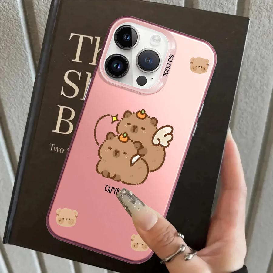 

Back Phone Cover Case for iPhone 17 Pro Max Air 14 15 Plus 13 Pro 16 12 XS 11 XR Cartoon Guinea Pig iPhone 11 Pro Max