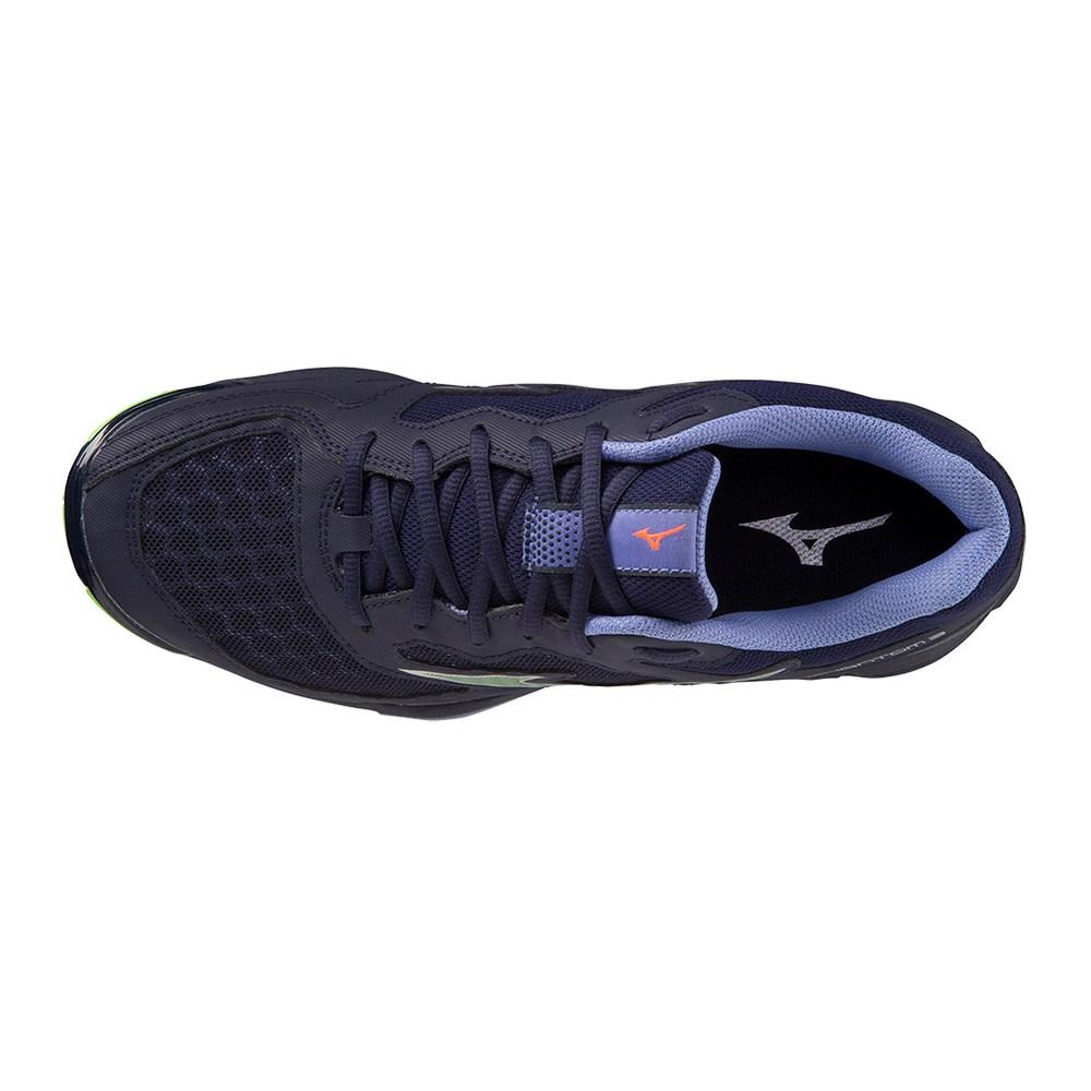 Sports Shoes Mizuno Black - Dark Blue - Green Wave Phantom 3
