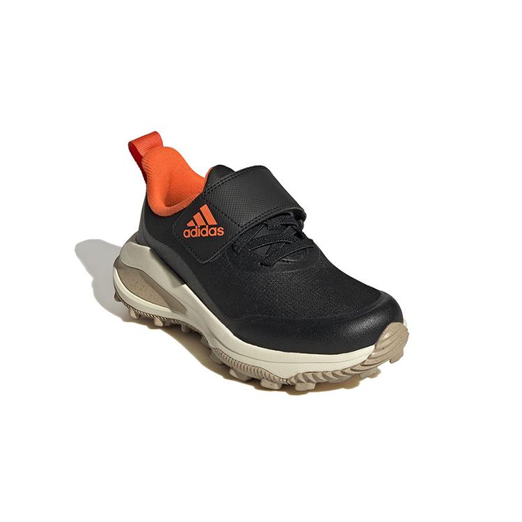 New adidas FortaRun ATR Low EL K 'Black Impact Orange' GZ1816