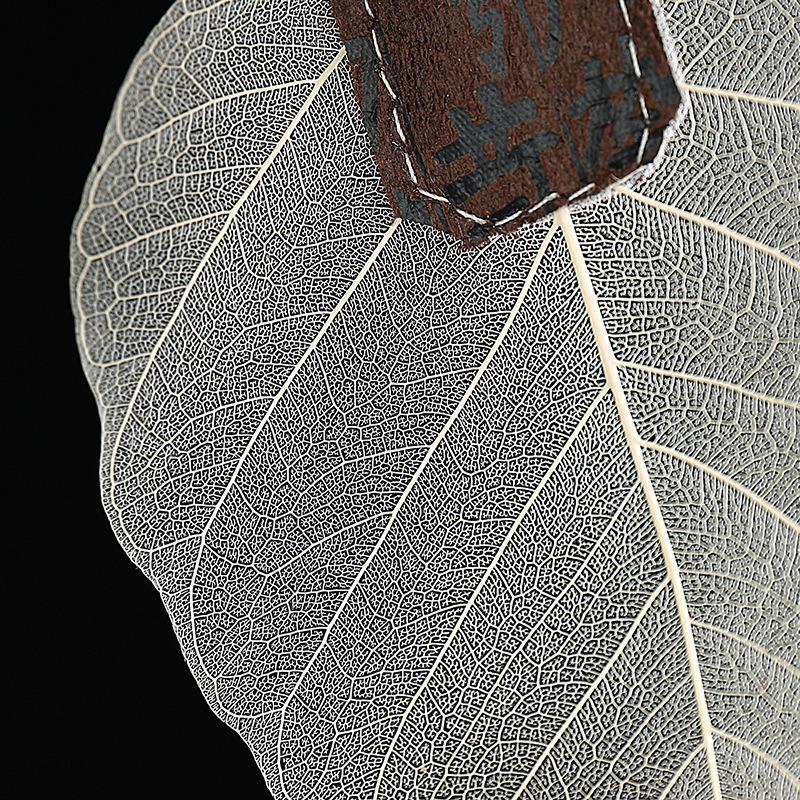 1ks sítka na čaj Leaf Filter Tvar listu Bodhi únik kung-fu čajový infuzér přístup Hollow Out The Leaves Osobnost