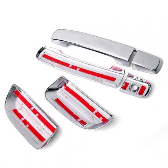 2005-2012 For Nissan Pathfinder R51 Chrome Front + Tailgate Door Handle Cover