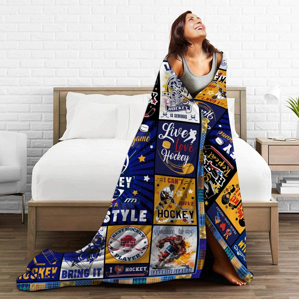 Exercise Enthusiast Printed Blanket for Sofa Bed Travel Camping Living Room Office Conditioning Blanket for All Seasons Gifts