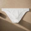Solid Color Low Waist Men's Briefs Transparent Ultra-thin Ice Silk Underwear Mesh Lingerie See Through Briefs Workout