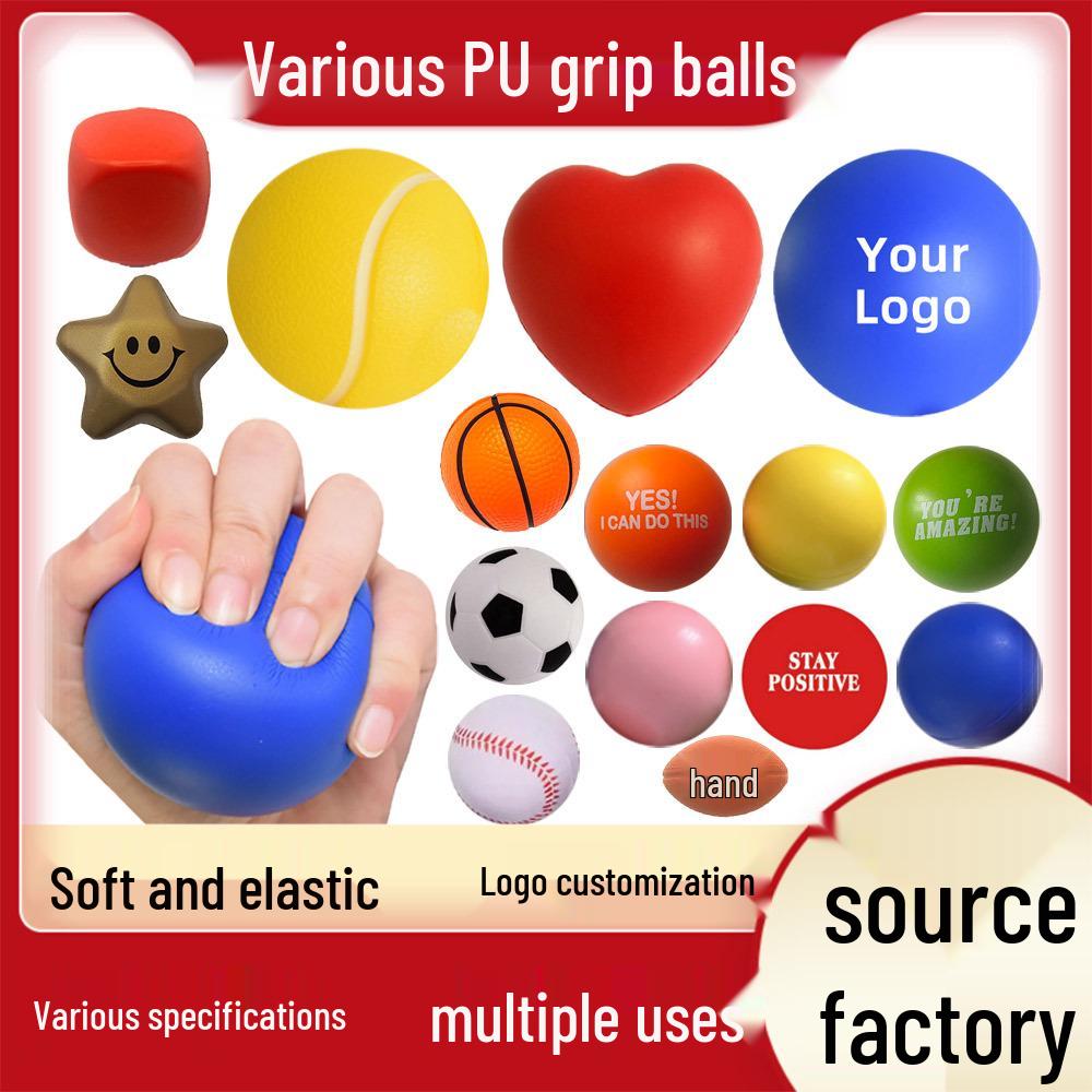 Slow Rebound Stress Relief PU Grip Strength Ball