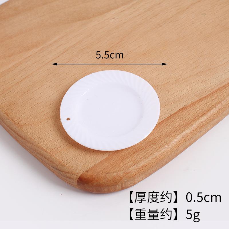 Mini Miniature Simulation Plate Small Bowl Tableware Diy Food Play Accessories Mini Container Play House Kitchen Toys