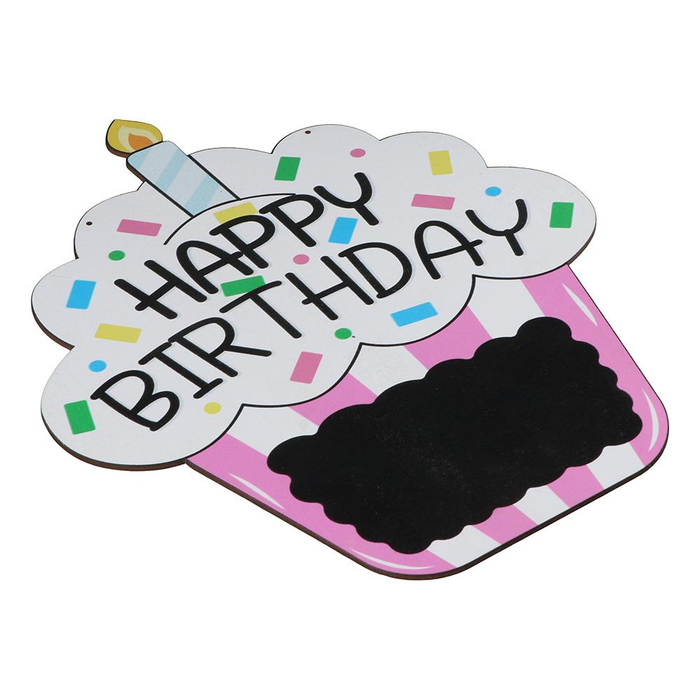 

2Pcs Door Decor Back To School Decorations Colorful Cupcake Design Hanging Birthday