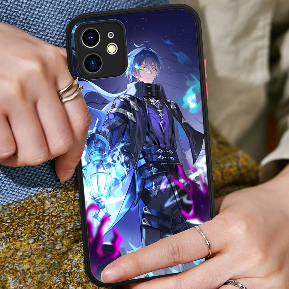 

Genshin Impact Flins Phone Case For IPhone 16 15 14 Plus 15 13 12 11 Pro Max X XS MAX Matte Cover iphone 13 pro