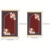VIKAMA Multi-Style Floral Islamic Prayer Rug Portable Muslim Salah Mat Ramadan  Gift Honeycomb Arch Home Decor Prayer Carpet