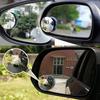 2 Pcs/Set Car Styling 360 Degree Framless Blind Spot Mirror Wide Angle Round HD Glass Convex Rear Vi