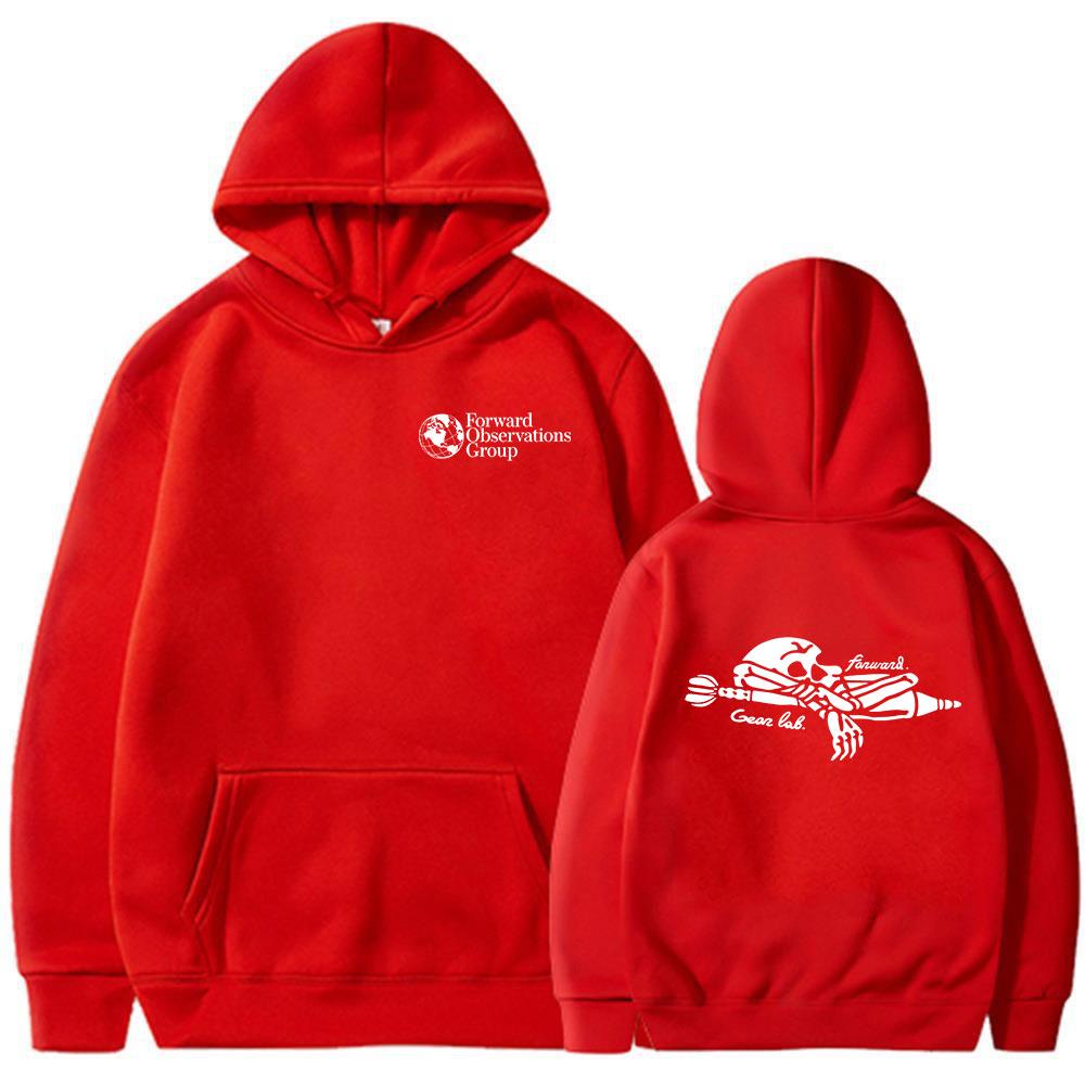 Forward Observations Group Skeleton Hoodies Men Women Clothing Oversized Hooded Sweatshirts Fashion Gothic Long Sleeve Pullovers